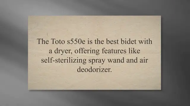 'Video thumbnail for The Best Bidets With Dryers [4 Powerful Options]'