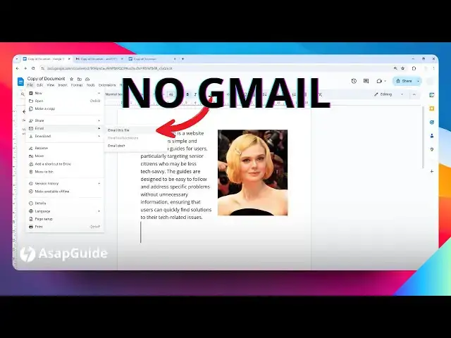 'Video thumbnail for How to Share Google Docs with Non Gmail Users'