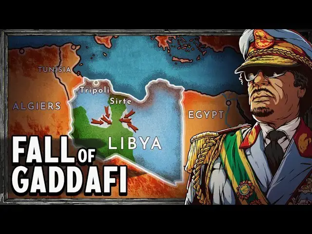'Video thumbnail for Fall of Gaddafi: The 2011 Libyan Revolution | Animated History'