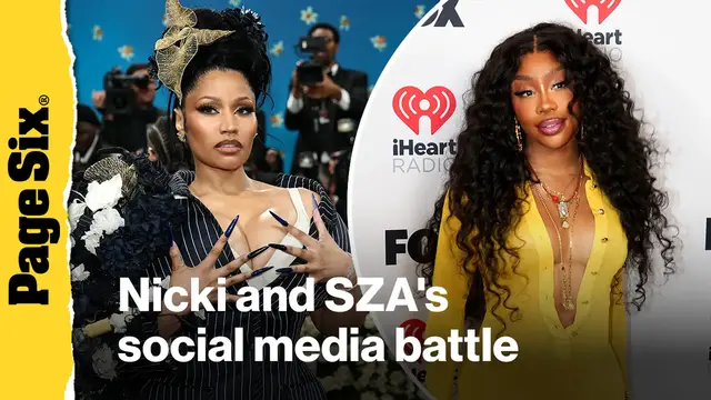 'Video thumbnail for Nicki Minaj and SZA get into brutal social media feud'
