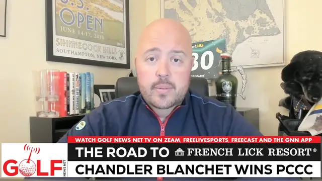 'Video thumbnail for Chandler Blanchet wins on Korn Ferry Tour in stunning fashion'