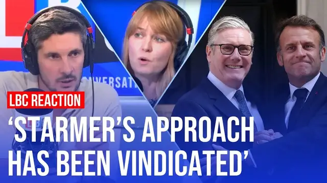 'Video thumbnail for Starmer closes 'groundbreaking' migrant deal with Macron | LBC'