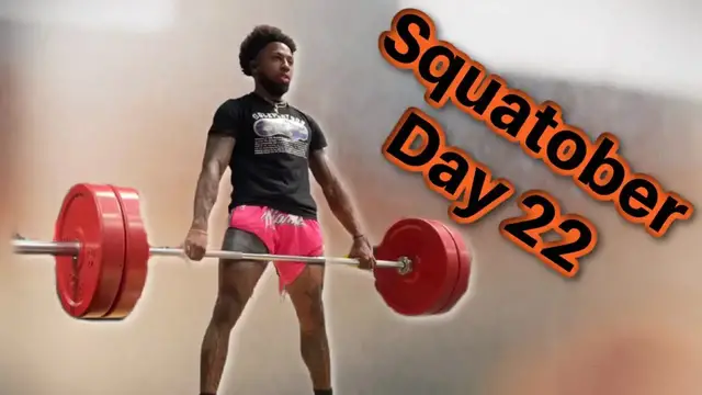 'Video thumbnail for Squatober Day 22! (Squatting Everyday For A Month)'