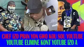 'Video thumbnail for Chef gang Izo Pran yon gwo Kou, Sa fè Izo Mal anpil, Gade Sa Youtube fè Izo Mezanmi'