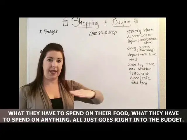'Video thumbnail for How To Talk About Shopping and Buying in English ✔'