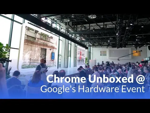 'Video thumbnail for Chrome Unboxed at Google Pixel 3 Hardware Event'