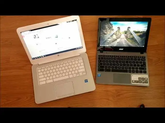 'Video thumbnail for HP Chromebook 14 vs. ACER C720'