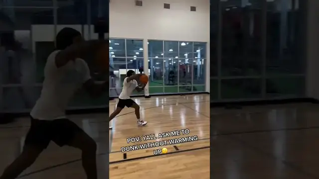 'Video thumbnail for POV: Dunking Without Warming Up'