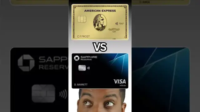 'Video thumbnail for American Express Gold Card vs Chase Sapphire Reserve: Which is Best?'