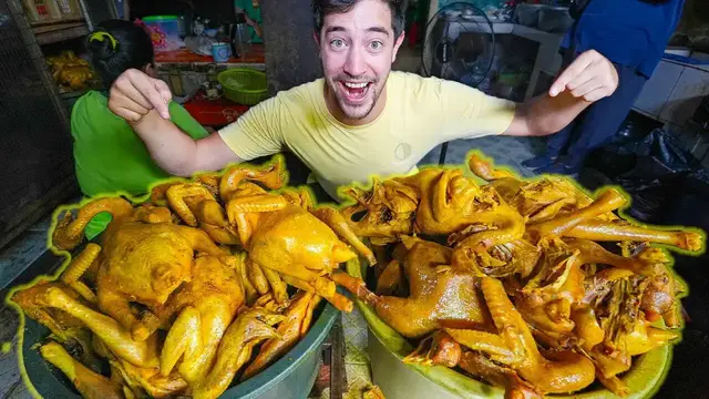 'Video thumbnail for Indonesia's PSYCHEDELIC Sambal Fried Chicken!! 5 Amazing STREET FOODS in Yogyakarta!'