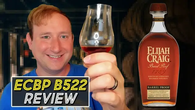 'Video thumbnail for Elijah Craig Barrel Proof B522 Bourbon Whiskey Review - Better than A122?'