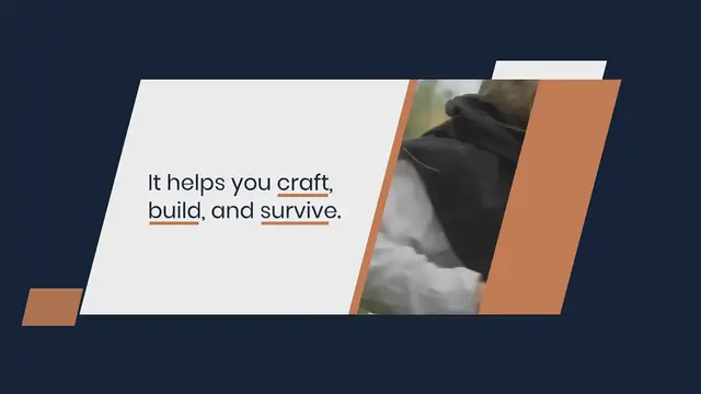 'Video thumbnail for Minecraft Resource Gathering'