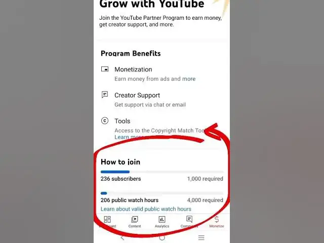 'Video thumbnail for Monetization tab is now available on YouTube studio mobiles #youtubeshorts #youtubeupdate #shorts'