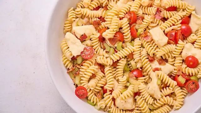 'Video thumbnail for Bloody Mary Pasta Salad Recipe'