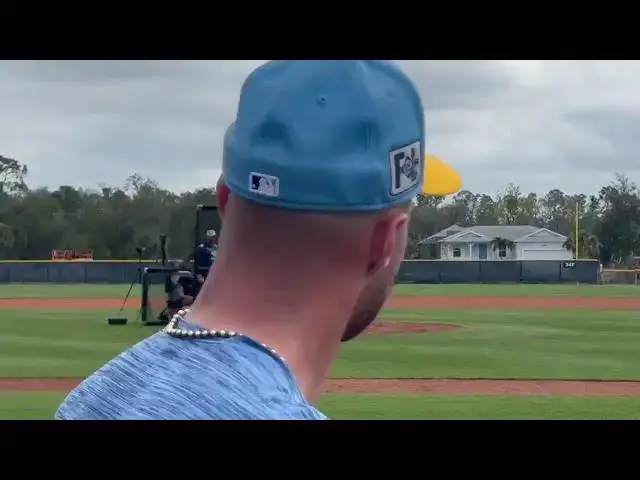 'Video thumbnail for Zack Littell Throws Live Batting Practice with Tampa Bay Rays! (2025 MLB Spring Training)'