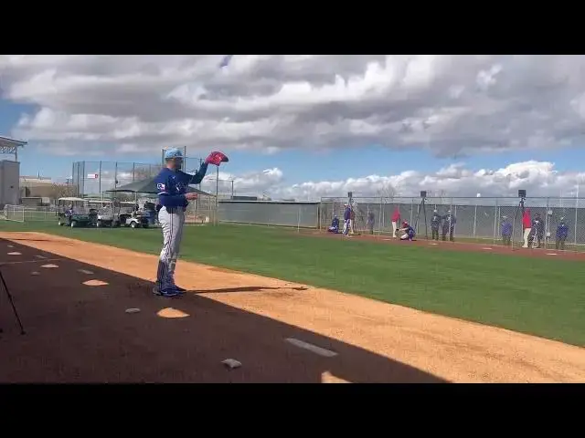 'Video thumbnail for Nathan Eovaldi Throws Bullpen Session with Texas Rangers! (2025 MLB Spring Training)'