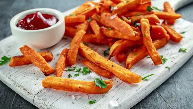 'Video thumbnail for Best Air Fryer Sweet Potato Chips ¦ Easy & Healthy (720p 30fps)'