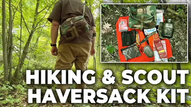 'Video thumbnail for My Lightweight Hiking & Scout Haversack Kit for Bushcraft | Hidden Woodsmen Review'