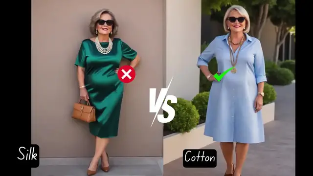'Video thumbnail for How To Hide Belly Fat Without Shapewear - Summer Clothes To Hide Belly Fat! Elegance Over 50 & 60! (720p 60fps)'