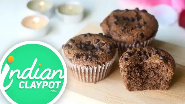 'Video thumbnail for Eggless Chocolate Cupcakes Recipe - How To Make Chocolate Cupcakes At Home Easily On Valentine's Day'