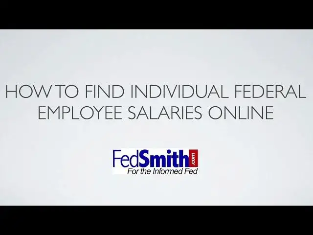 'Video thumbnail for How to Find Federal Employees' Salaries by Name'