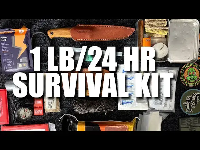 'Video thumbnail for The 1 LB / 24 HR Wilderness Survival Kit – Lightweight Gear for Serious Emergencies'