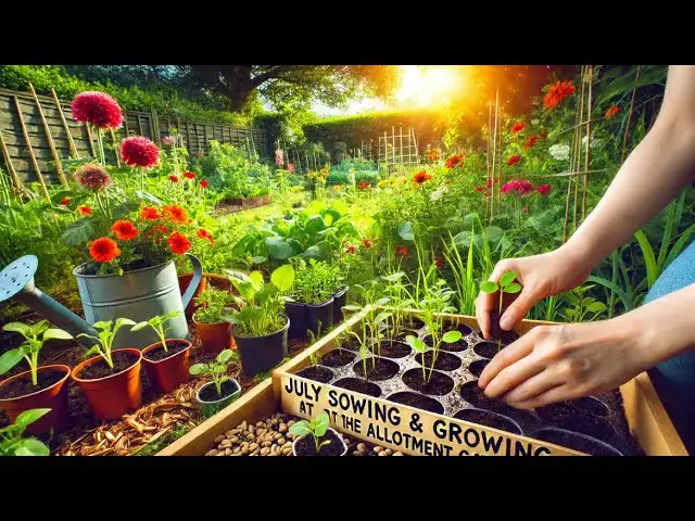 'Video thumbnail for July Sowing & Seed Growth Check | Mid-Summer Allotment Garden Update'