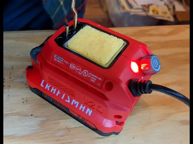 'Video thumbnail for Craftsman 20V Soldering Iron - Hot Technology - LIVE Stream 04-16-2022 Ask the Builder'