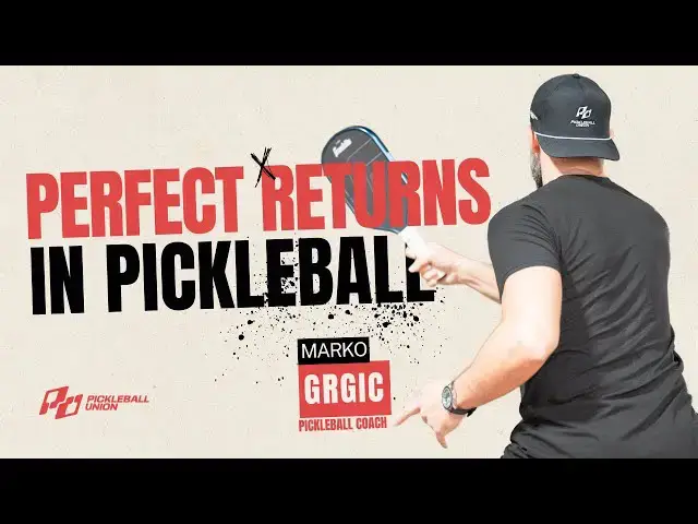 'Video thumbnail for How to Return a Serve in Pickleball'