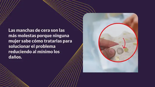 'Video thumbnail for Manchas de cera en las telas, el truco de la abuela que lo elimina todo'