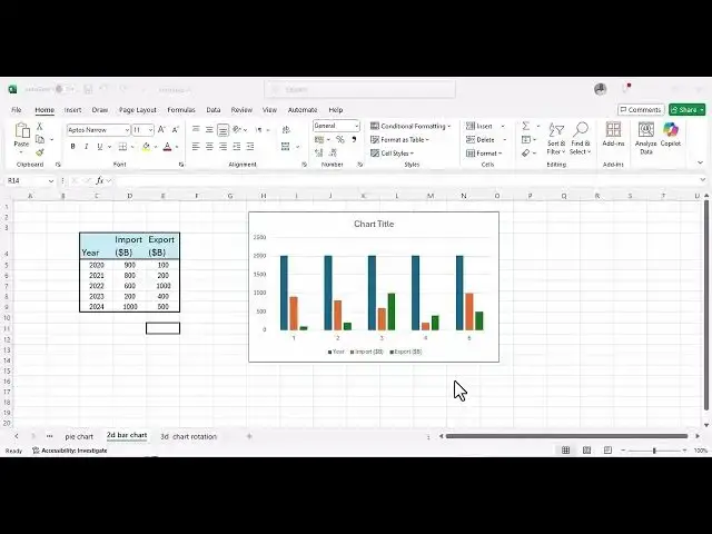 'Video thumbnail for How To Rotate Charts in Excel'