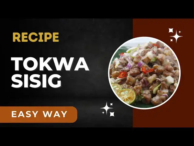 'Video thumbnail for RECIPE : Tokwa Sisig (Easy Way)'