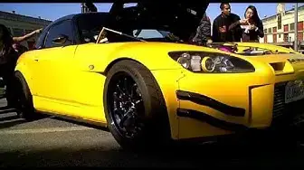 'Video thumbnail for 2005 Honda S2000 on Volk CE28's with GT35 turbocharged F20C+ J's Racing Aero (2012 SF Wekfest)'