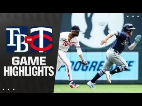 'Video thumbnail for Tampa Bay Rays at Minnesota Twins Full-Game Highlights! | 07/05/2025'