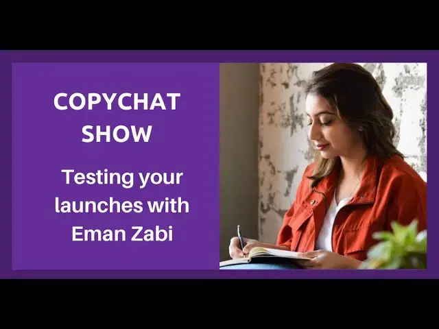 'Video thumbnail for Copychat Show: Why swiping launch strategies don't work + how to use an MVL with Eman Zabi'