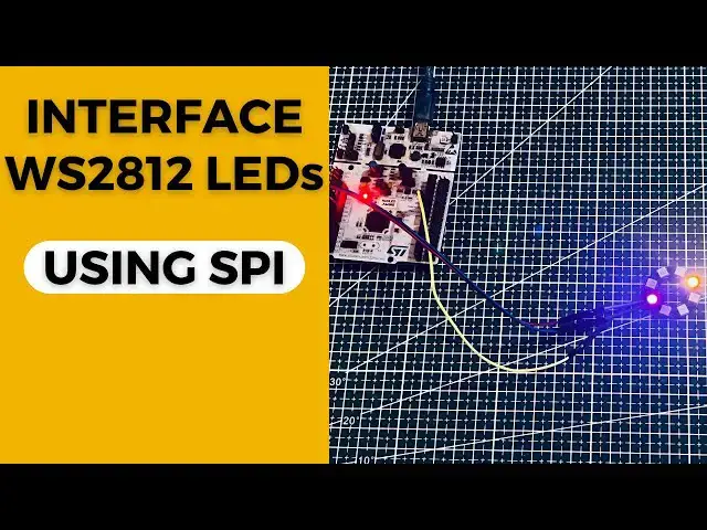 'Video thumbnail for Interface WS2812 LEDs with STM32 || SPI 8bit'
