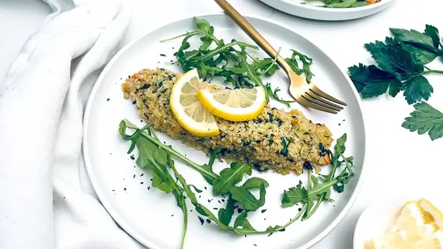 'Video thumbnail for Parmesan Crusted Salmon Recipe'