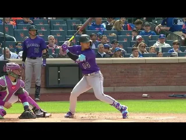 'Video thumbnail for Ezequiel Tovar BELTS a Solo Home Run! | 3rd HR of 2025 | Colorado Rockies | 05/31/2025'