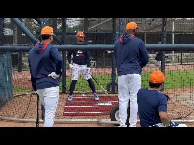 'Video thumbnail for Christian Walker Takes Batting Practice with Houston Astros! (2025 MLB Spring Training)'