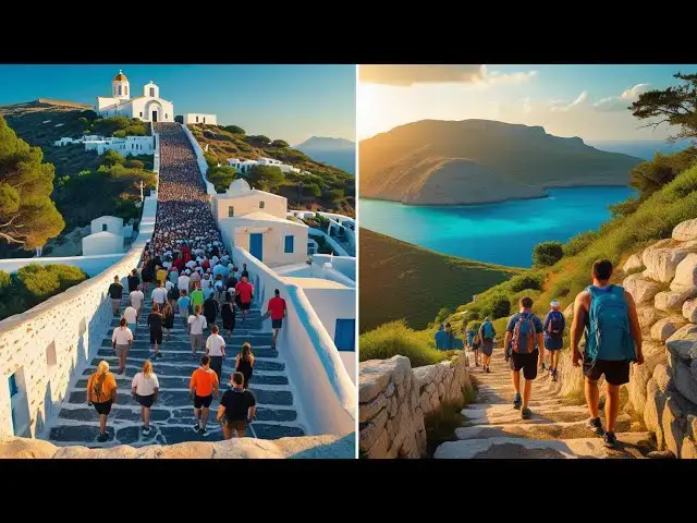 'Video thumbnail for Tinos vs. Andros: Pilgrimage vs. Hiking Paradise'