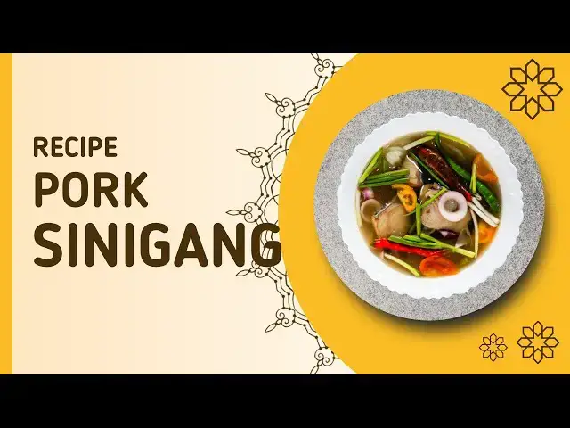 'Video thumbnail for RECIPE : Pork Sinigang (Easy Way)'