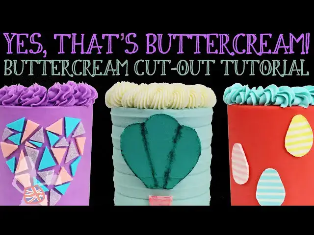 'Video thumbnail for YES That's Buttercream! Buttercream Cut-Out Tutorial'