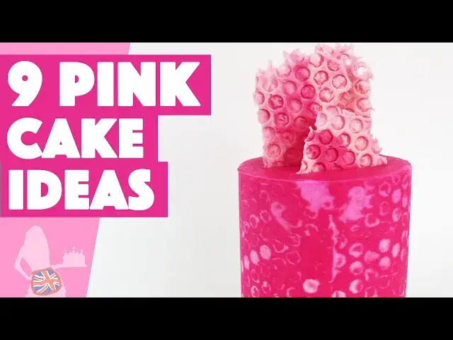 'Video thumbnail for 9 PINK Cake Ideas'