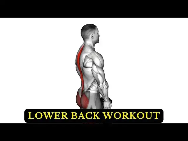 'Video thumbnail for 7 Best Dumbbell Lower Back Exercises (Strengthen Your Back)'