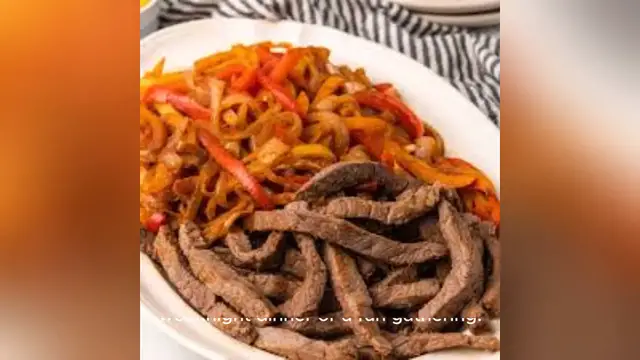 'Video thumbnail for beef fajita recipe'