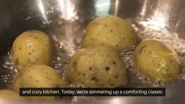 'Video thumbnail for Hearty Homemade Potato Soup Recipe'