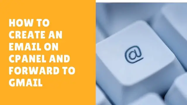 'Video thumbnail for How To Create an Email Using Cpanel and Forward to Gmail Quick and Easy'