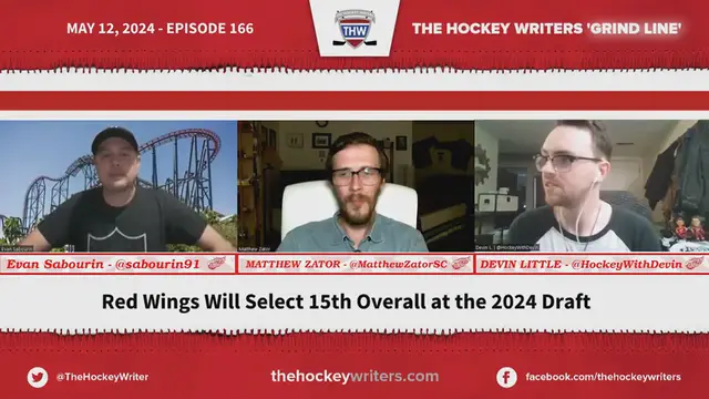 'Video thumbnail for Red Wings - Reaction to the Results of the 2024 NHL Draft Lottery'