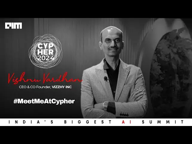 'Video thumbnail for #MeetMeAtCypher 2024 - Vishnuvardhan'