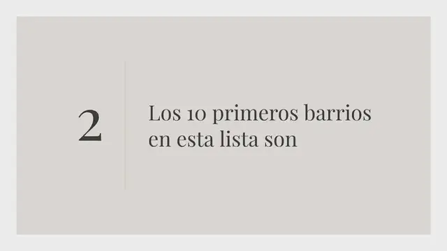 'Video thumbnail for [Ranking] Los 20 mejores barrios para vivir en América Latina en el 2022'